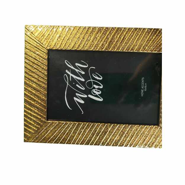 Auksinis nuotraukų rėmelis 10x15 cm