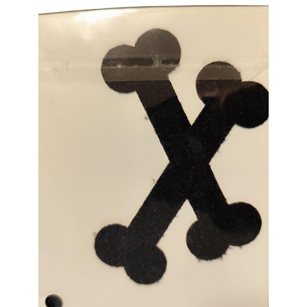 Lipnus mustažas „Bone“ Helovino vakarėliui 1