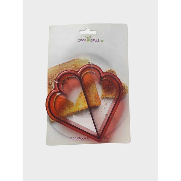  „Cook and Smile“ širdelės formos sumuštinių formelė 1