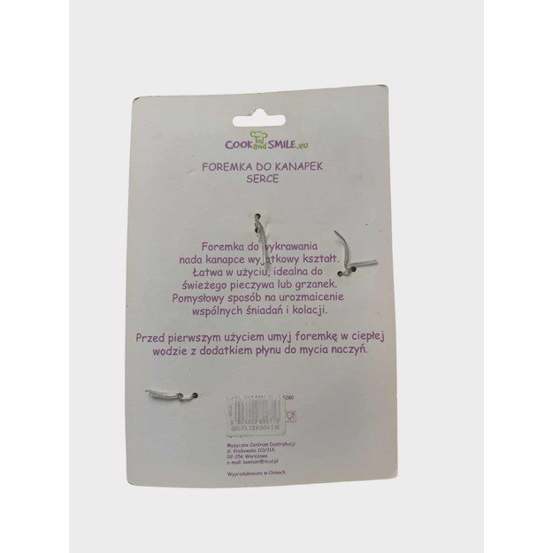  „Cook and Smile“ širdelės formos sumuštinių formelė 2