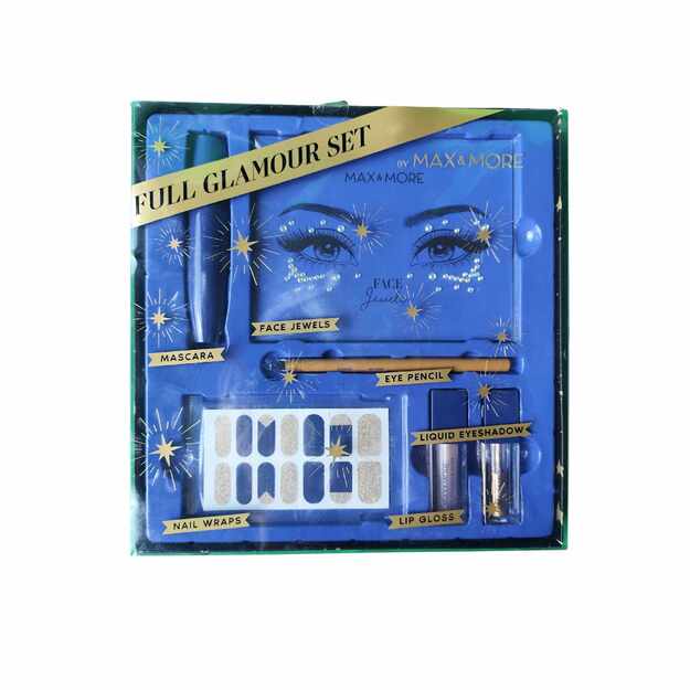 MAX & MORE Full Glamour Set – pilnas makiažo ir aksesuarų rinkinys