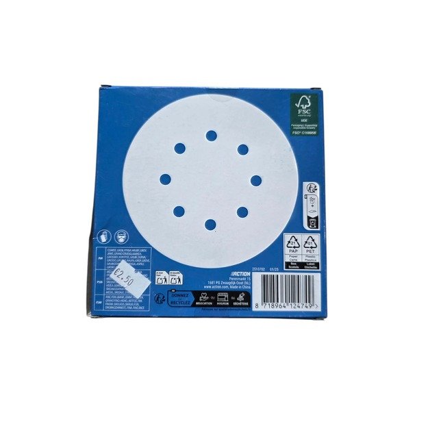 Spectrum šlifavimo diskai Ø125 mm P60/P120/P240 – 10 vnt. 1
