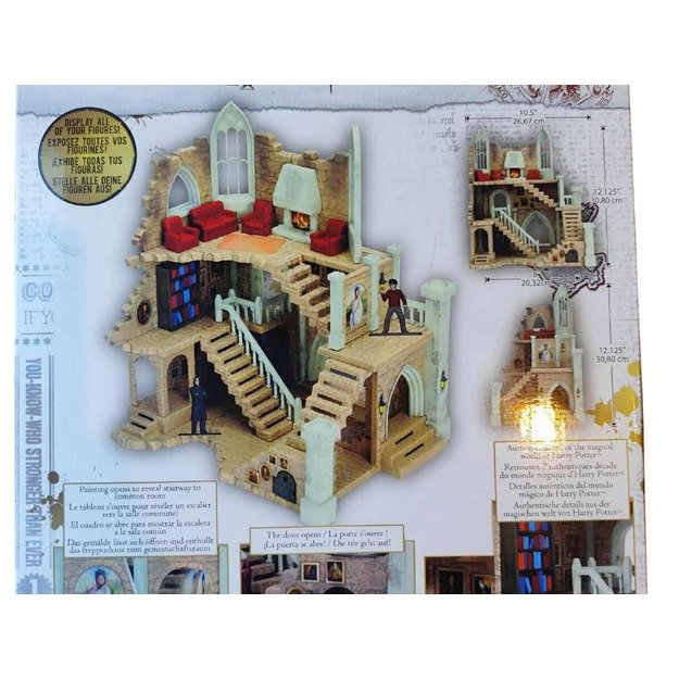 Harry Potter Nano Metalfigs Hogvartso pilies rinkinys su 2 metalinėmis figūrėlėmis