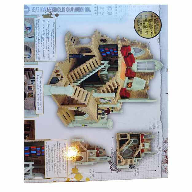Harry Potter Nano Metalfigs Hogvartso pilies rinkinys su 2 metalinėmis figūrėlėmis 1