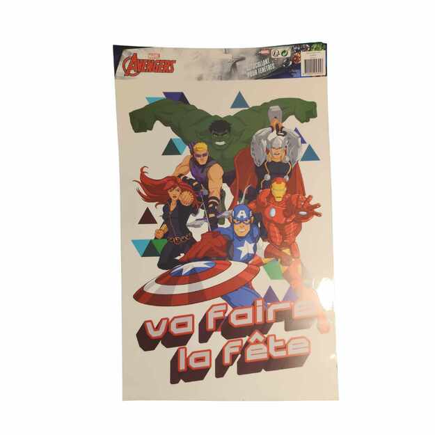 Marvel Avengers lipdukai langui 44x27 cm