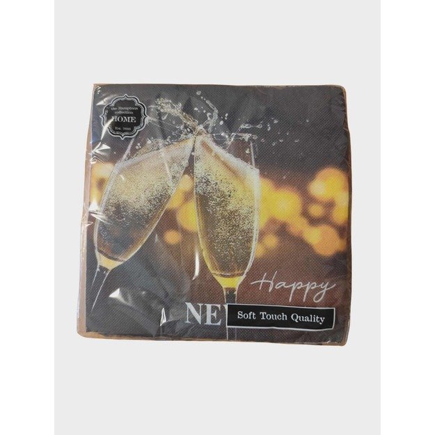  Servetėlės „Happy New Year“, 38x38 cm, 20 vnt 1