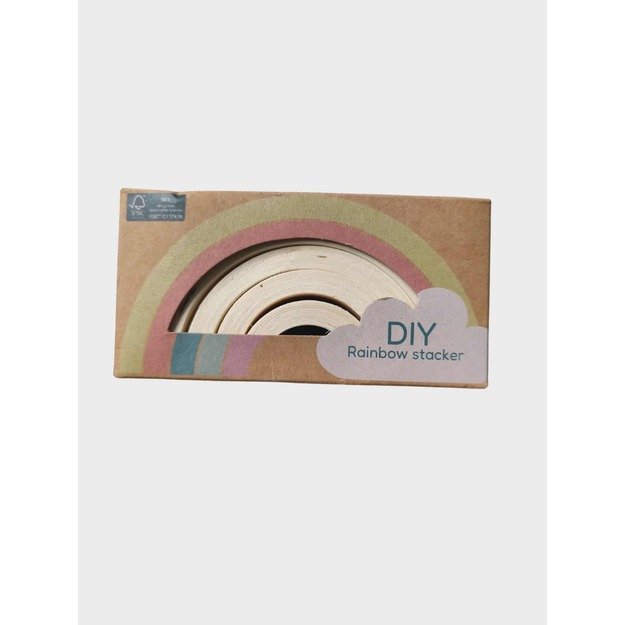  „Hobby Flora“ medinis vaivorykštės konstruktorius (DIY Rainbow Stacker)