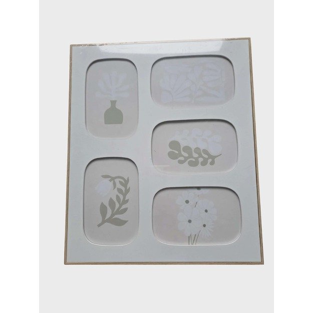 Medinis nuotraukų rėmelis koliažas 5 nuotraukoms 10 × 15 cm