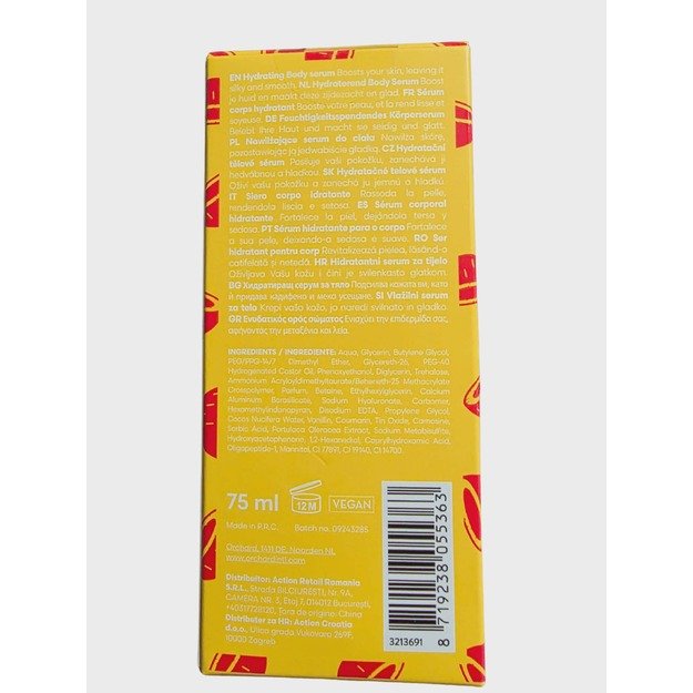 Drėkinamasis kūno serumas su kokosu „Hydrating Body Serum Coconut“, 75 ml 2