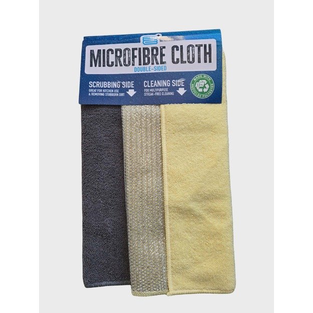 Dvipusė mikropluošto šluostė, 2 vnt.