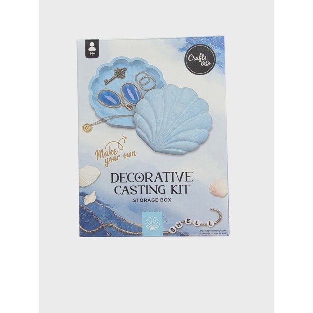 Dekoratyvinio liejimo rinkinys – papuošalų dėžutė (Shell)