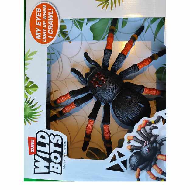 ZURU Wild Bots milžiniška tarantula – interaktyvus robotinis voras