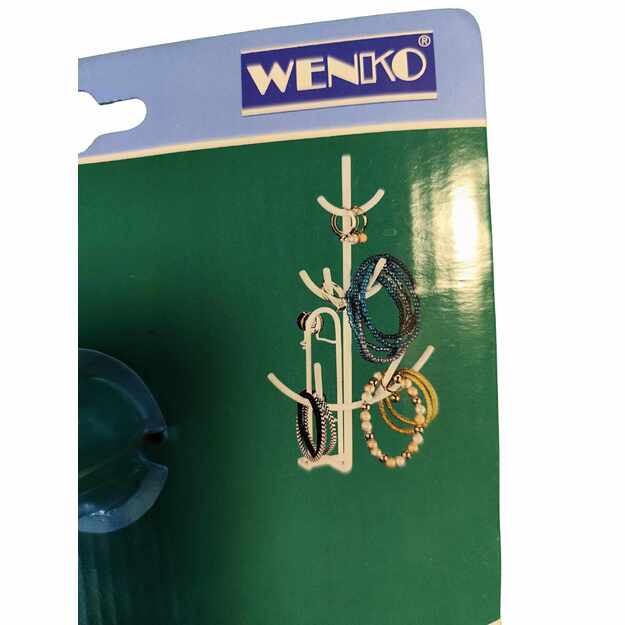 Wenko Classic Plus kabantis papuošalų laikiklis, baltas 1