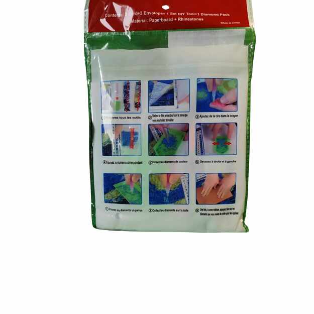 DIY Diamond Painting gimtadienio atvirukų rinkinys (3 vnt.) 1