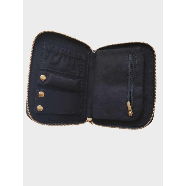  Kelioninė juvelyrikos dėžutė – juoda krokodilo rašto 3