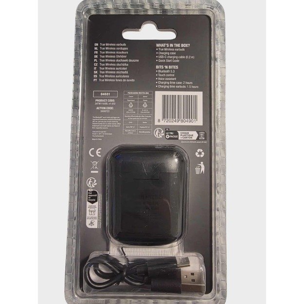 Fresh ‘n Rebel Belaidės Ausinės – Juoda 1