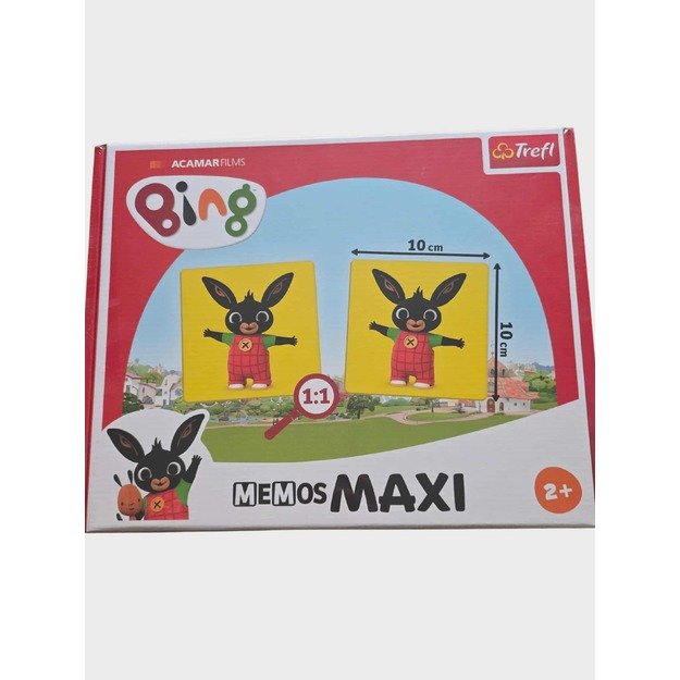 Bing Memos Maxi Atminties Žaidimas (24 kortelės, 2+)