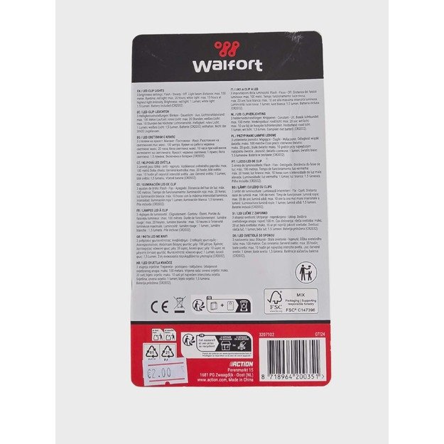 Walfart LED segtukų lemputės – 6 vnt. 1