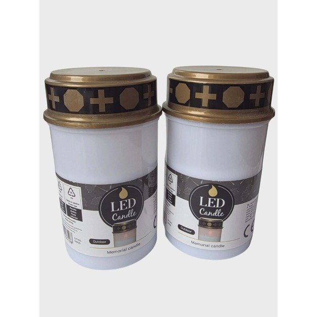 LED kapų žvakė „Memorial Candle“ (lauko) 1