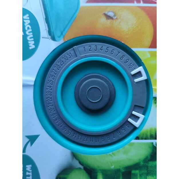 Maisto laikymo dėžutė Excellent Houseware, vakuuminė, su datos indikatoriumi, 1500 ml 2