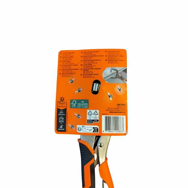 WERCKMANN C-Clamp užspaudžiamos replės 170mm   3