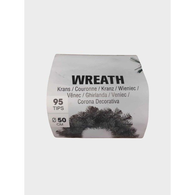  Dirbtinis Kalėdinis vainikas, 50 cm, 95 šakelės 1