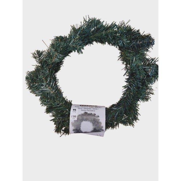  Dirbtinis Kalėdinis vainikas, 50 cm, 95 šakelės