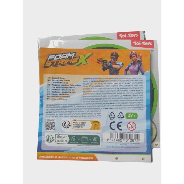  Toi-Toys „Foam Strike X“ daugkartiniai taikiniai (5 vnt.) 2