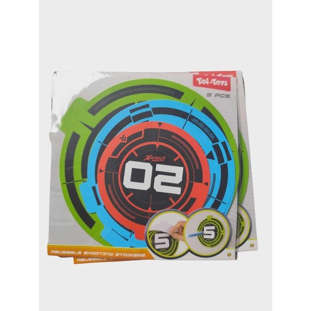  Toi-Toys „Foam Strike X“ daugkartiniai taikiniai (5 vnt.) 1