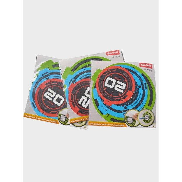  Toi-Toys „Foam Strike X“ daugkartiniai taikiniai (5 vnt.)