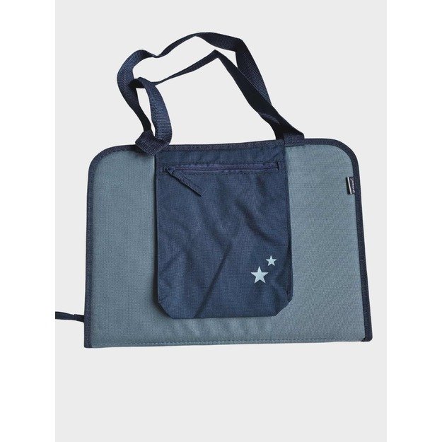 JAKO-O kūrybinė nešiojama vaikų piešimo ir veiklų tašė (mėlyna/pilka)