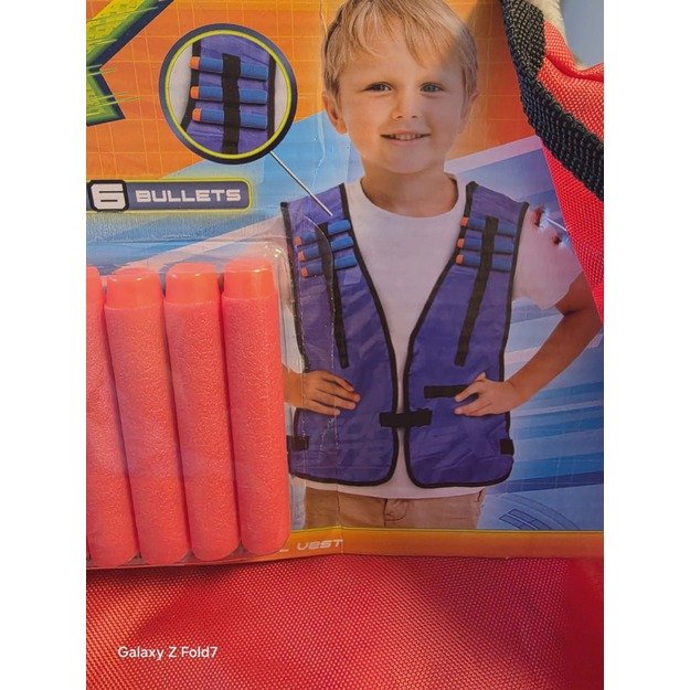 FOAM STRIKE X žaidimo liemenė su poroloninėmis kulkomis 1