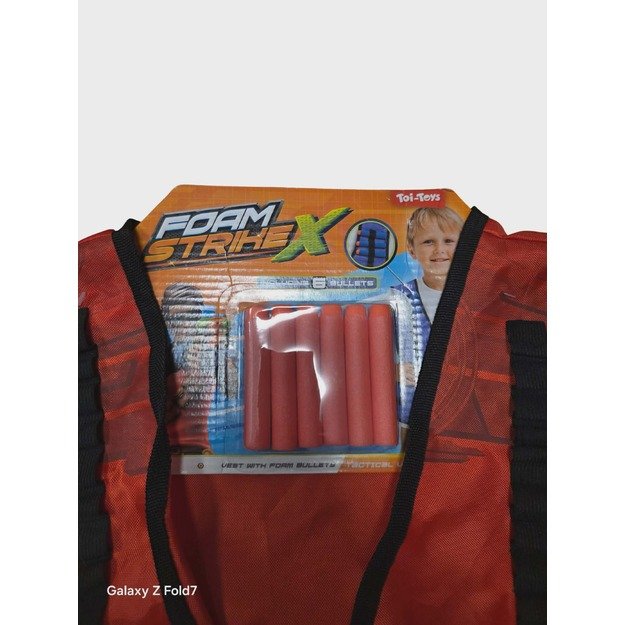 FOAM STRIKE X žaidimo liemenė su poroloninėmis kulkomis 3