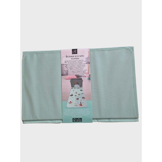 Žaislų laikymo dėžė su žaidimų kilimėliu 1