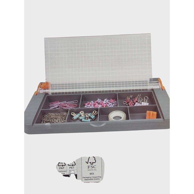 Popieriaus pjaustyklė su laikymo skyreliais A4 2