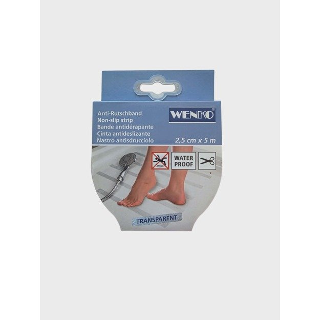 Wenko skaidri neslystanti juosta 2,5 cm × 5 m