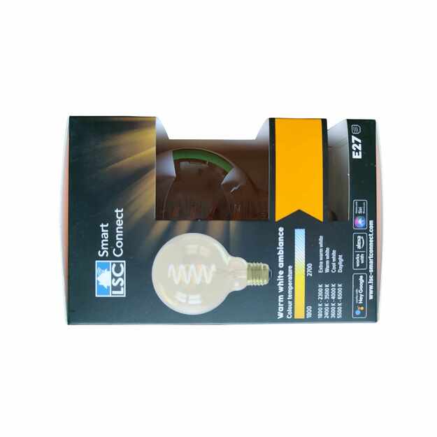 LSC Smart Connect išmani LED filamentinė lemputė E27, 7W, 600 lm 2