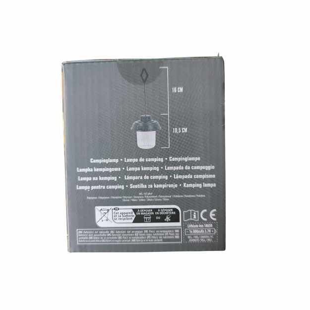 USB įkraunama kempingo lempa su 3 apšvietimo režimais 2