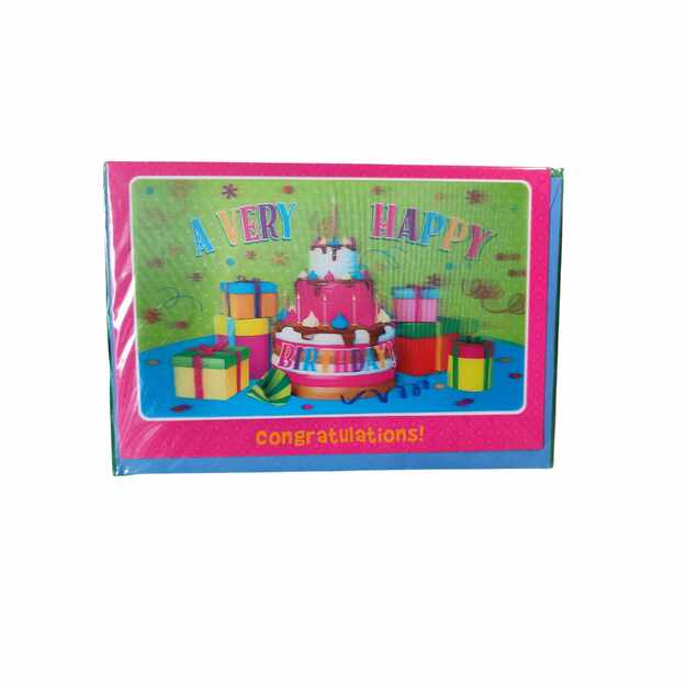 Gimtadienio atvirukas „A Very Happy Birthday“