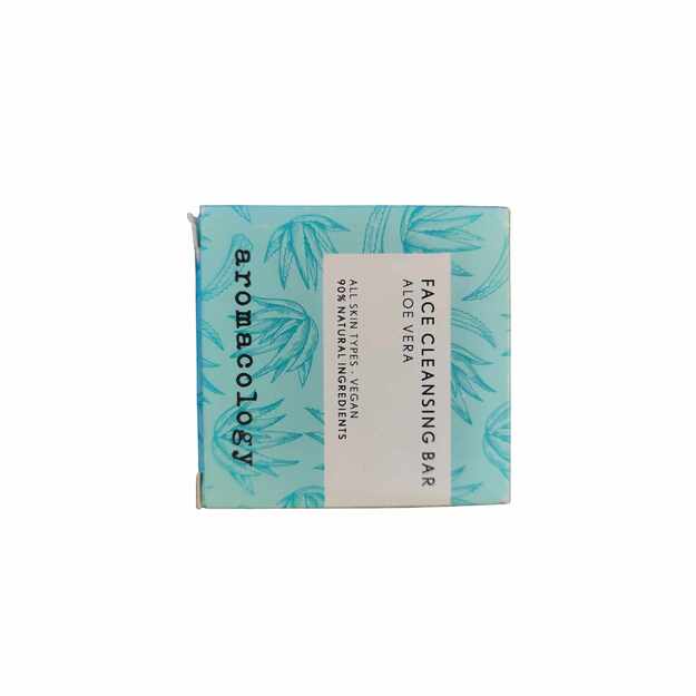 Veido prausiamasis muilas-baras „Aromacology“ su alaviju, veganiškas, 90 g  