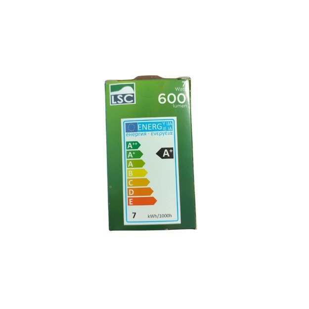 LSC LED E27 7W, 600lm, šilta balta 1