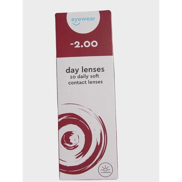 Eyewear „Day Lenses” –2.00 vienadieniai minkšti kontaktiniai lęšiai (10 vnt.)