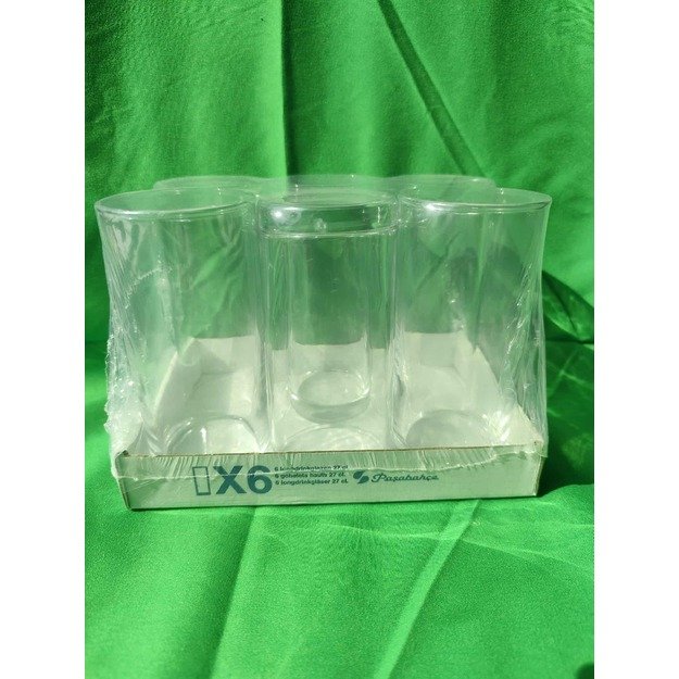 Paşabahçe stiklinių rinkinys – 6 vnt., 270 ml, skaidrus stiklas