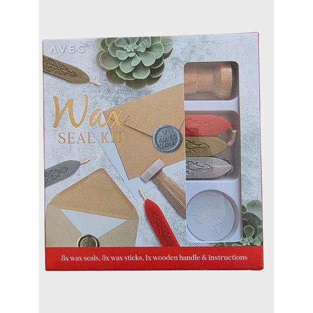 Vaško antspaudų rinkinys AVEC Wax Seal Kit