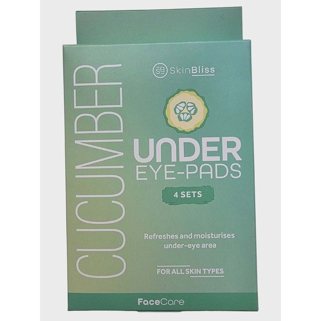 Paakių pagalvėlės „Cucumber Under Eye-Pads“ (4 rinkiniai)