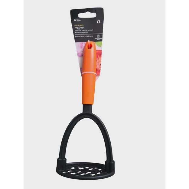 Bulvių grūstuvas „Non-scratch Masher“ (oranžinis) 1