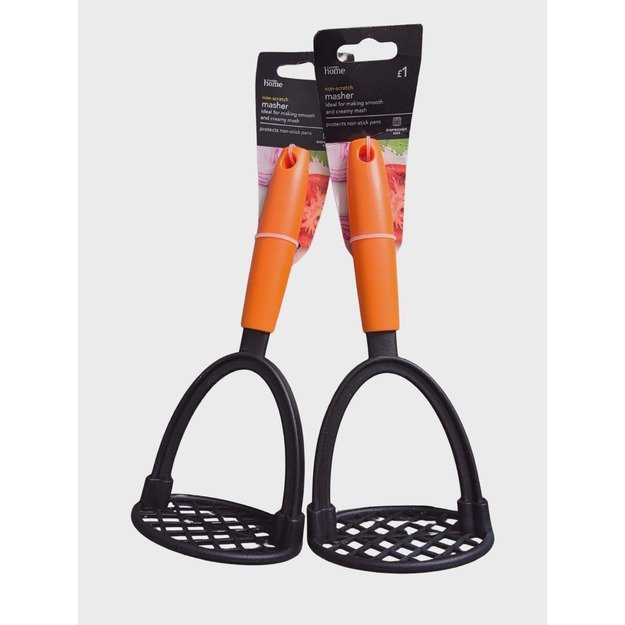 Bulvių grūstuvas „Non-scratch Masher“ (oranžinis)