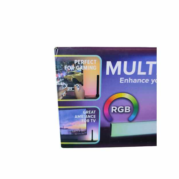 RGB daugiaspalvė LED šviesos juosta (2 vnt.) su nuotoliniu valdymu 1