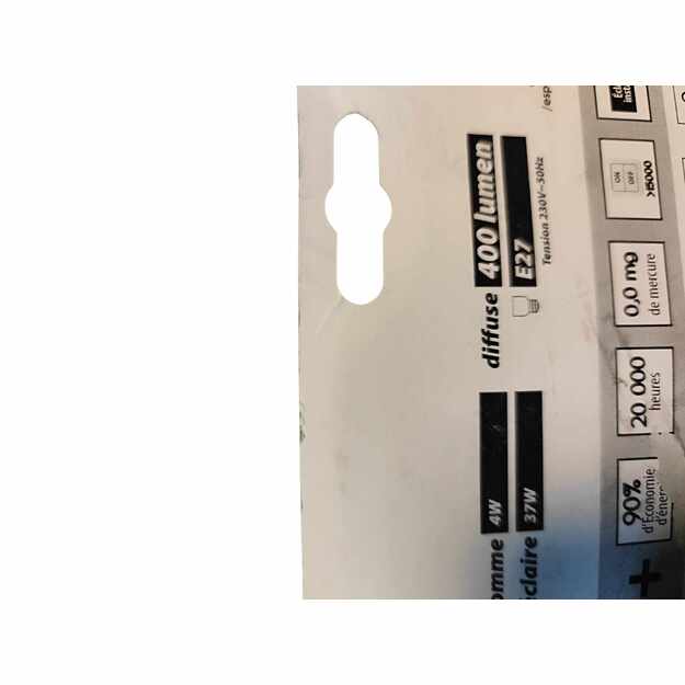 LED filamentinė lemputė E27 4W 400lm šilta balta