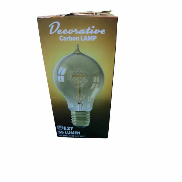 Dekoratyvinė LED lemputė E27 3W šilta šviesa Dimmable 1